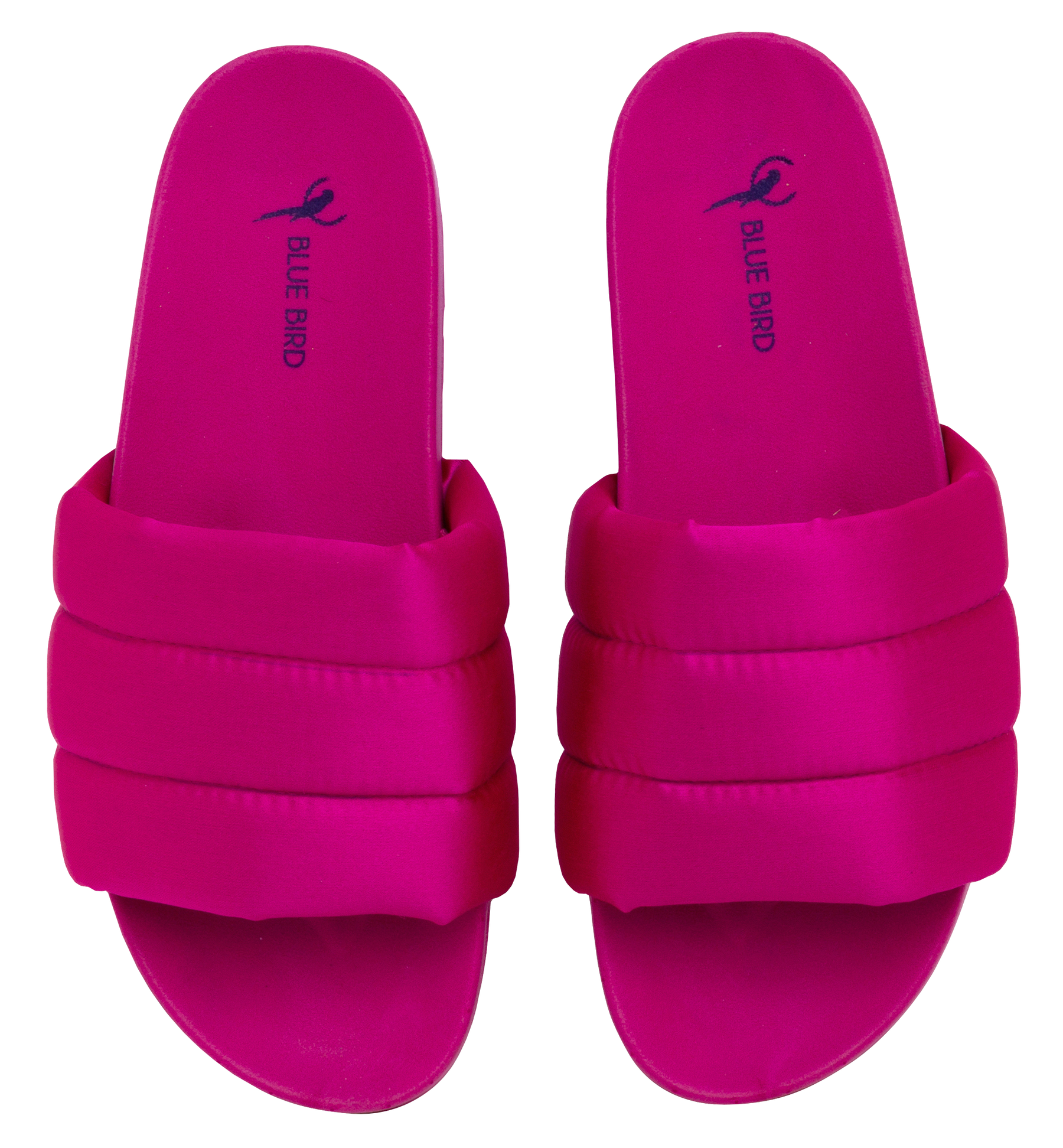 Satin Pink Slide - Blue Bird Shoes 