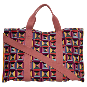 Checkered Colorful Travel Bag - Blue Bird Shoes 