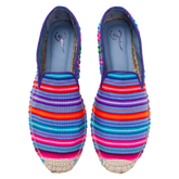Peruvian Striped Espadrilles - Blue Bird Shoes 