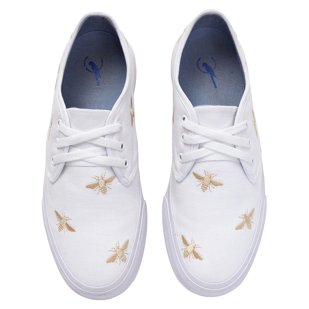 Bees White Sneaker
