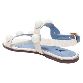 Waves Off White Flat - Blue Bird Shoes 