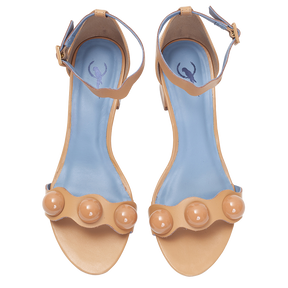 Waves Beige Sandals - Blue Bird Shoes 