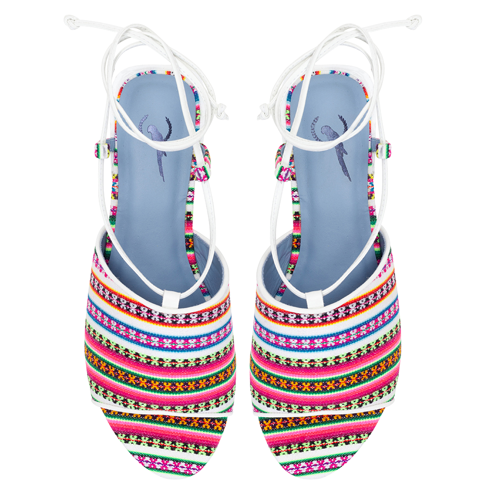 Peruvian Striped Sandals