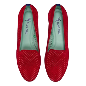 Perforated Red Loafer - Blue Bird Shoes 