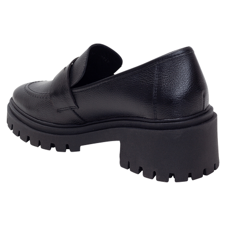 Classic Black Platform Loafer - Blue Bird Shoes 